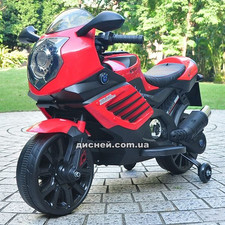 Детский мотоцикл M 3578 EL-3, мягкое сиденье, красный